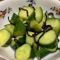 かどさき◎'s cooksnap of when they made 簡単♡きゅうりと塩昆布の3分おつまみ.