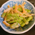 hime1031's cooksnap of when they made アスパラガスとちくわのごま和え.