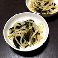 B_C_M's cooksnap of when they made モヤシとワカメのポン酢和え.