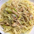 やぎおさん's cooksnap of when they made ねぎ大量消費！超簡単ツナと長ネギのパスタ.