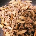 ねこもんもん's cooksnap of when they made ご飯がススム♡牛肉とゴボウの甘辛煮.