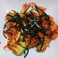 ユットン's cooksnap of when they made 香ばしい桜海老とアボカド、キムチの和え物.