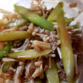 クックHIEH30☆'s cooksnap of when they made アスパラとエノキのおかか和え.