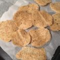pobby's cooksnap of when they made エビ殻→オーブン♡手作りのエビせんべい♡.
