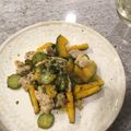 ヒューストン単身赴任's cooksnap of when they made 鶏肉のズッキーニ＆カボチャの合わせ炒め.
