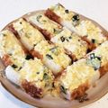 ありんこ☆★'s cooksnap of when they made 簡単一品♡たまごサラダのちくわボート.
