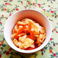 ゆきらっくま's cooksnap of when they made 人参と玉ねぎの卵炒め.