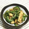 アンドーナツ☆'s cooksnap of when they made ＊ゴーヤと焼き油揚げのパリパリ和え＊.