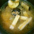 バウンド's cooksnap of when they made 茄子と薄揚げの味噌汁.