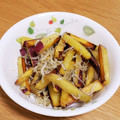 toeru's cooksnap of when they made かんたん♪さつまいもとしらすのバター炒め.