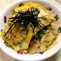 蒼の雫sp's cooksnap of when they made ルクエ！残ったカツでお弁当用簡単カツ煮.