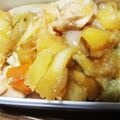 クックZUQLZL☆'s cooksnap of when they made 炊飯器で鳥胸肉、玉ねぎ、じゃがいも、なす.
