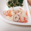 ポニーリボン's cooksnap of when they made 副菜に♪ 温野菜と竹輪の和風マヨサラダ☆.