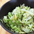 なつめタロー's cooksnap of when they made 簡単♪ちぎり春キャベツのチーズごま和え.