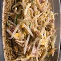 amiyuiママ's cooksnap of when they made もやしベーコン卵炒め.