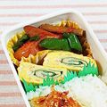 SP♪'s cooksnap of when they made 油揚げ入りウィンナーとピーマンの甘辛炒め.