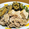 イエローバード's cooksnap of when they made ゴーヤとナスのすき焼き風.
