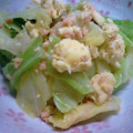 ゆきらっくま's cooksnap of when they made キャベツと鮭フレークの炒め物.