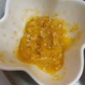 naonao_ka's cooksnap of when they made 離乳食*中期～『納豆入りイエローサラダ』.
