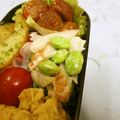 龍青空ママ's cooksnap of when they made お弁当に「ちくわと枝豆のマヨ和え」.