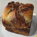 たい焼き好きのトラ's cooksnap of when they made チョコ折込みシート （パン用）.