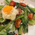 a_82's cooksnap of when they made 小松菜と卵のデリ風サラダ.