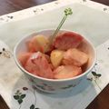こつゆ514's cooksnap of when they made 桃の切り方簡単綺麗ビックリするよ！.