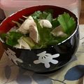 クック49L4Ho☆'s cooksnap of when they made 鶏ガラスープでつくる温かいそうめん.