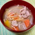ビートルズ食堂's cooksnap of when they made 野菜たっぷり♪我が家の豚汁.
