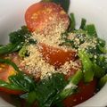 にゃつめ〜's cooksnap of when they made 想像以上に美味しい☆ニラとトマトのサラダ.