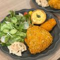 たべものにっき　tabemono's cooksnap of when they made 鮭の切り身で粒マスタードフライ.