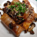 LOVEのこ's cooksnap of when they made 豚こま肉と厚揚げで肉巻き♪.