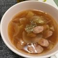 aaikoo's cooksnap of when they made キャベツとウインナーのトマトスープ.