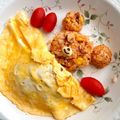 クックR69RCF☆'s cooksnap of when they made 子どもが喜ぶ♡可愛いくまさんオムライス.