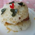 shouko's cooksnap of when they made 簡単！ライスバーガー.