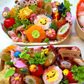☆ミルミル's cooksnap of when they made 【簡単】キャラ弁 おかず 花ハム②.