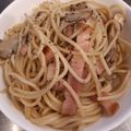 meise17's cooksnap of when they made たっぷりキノコとベーコンの和風スパゲティ.