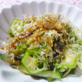 yasutonton's cooksnap of when they made とれたて限定☆オクラの生食.