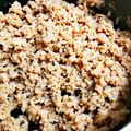 komomoten's cooksnap of when they made 鶏そぼろ【生姜味噌】.