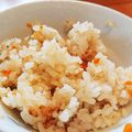 ribeka's cooksnap of when they made 超・超！簡単！炊飯器でエビピラフ♪.