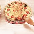 tomozoic's cooksnap of when they made ほうれん草とベーコンのトマトキッシュ.