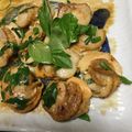 梅イヌ's cooksnap of when they made ホタテのバジル炒め.