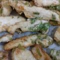 クックPYWFJY☆'s cooksnap of when they made 柔らか鶏むね肉の天ぷら。大葉★とり天.