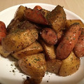 完熟パイナポ's cooksnap of when they made ポテトとソーセージのカレーマヨ炒め♡.