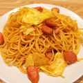 ありんこ☆★'s cooksnap of when they made キャベツとソーセージのナポリタン.