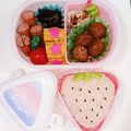 めいめい☆☆☆'s cooksnap of when they made キャラ弁☆ピンクの苺.
