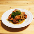 ぎょびょ's cooksnap of when they made 鶏肉とピーマンのゴマドレ炒め.