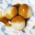 ＊ここぴぃママ＊'s cooksnap of when they made 月見にみたらしに☆やわらかもちもち団子.