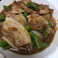 みー３２'s cooksnap of when they made 博多屋台の味５★豚肉のマーマレード焼き✿.