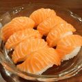 ちゃぁちゃん＊'s cooksnap of when they made ✳️コストコのサーモンでサーモン握り✳️.